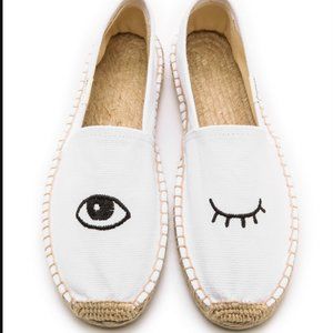 Soludos White Wink Espadrilles